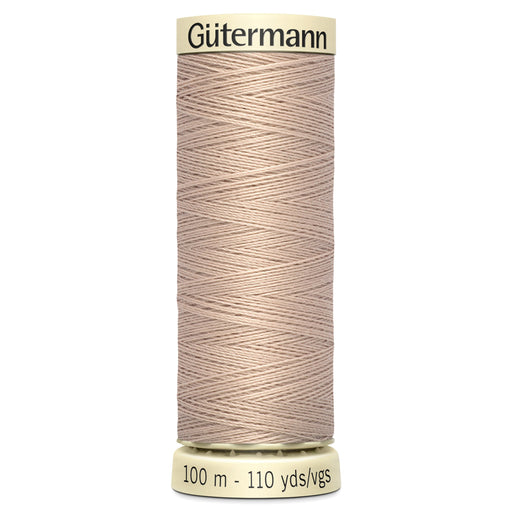 Gutermann Sew-All Polyester Sewing Thread - Colour: #121 Beige from Jaycotts Sewing Supplies