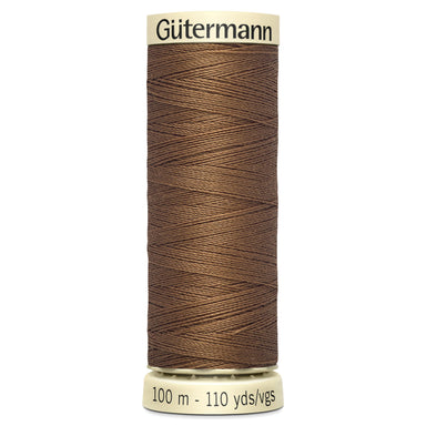 Gutermann Sew-All Polyester Sewing Thread - Colour: #124 Light Brown from Jaycotts Sewing Supplies