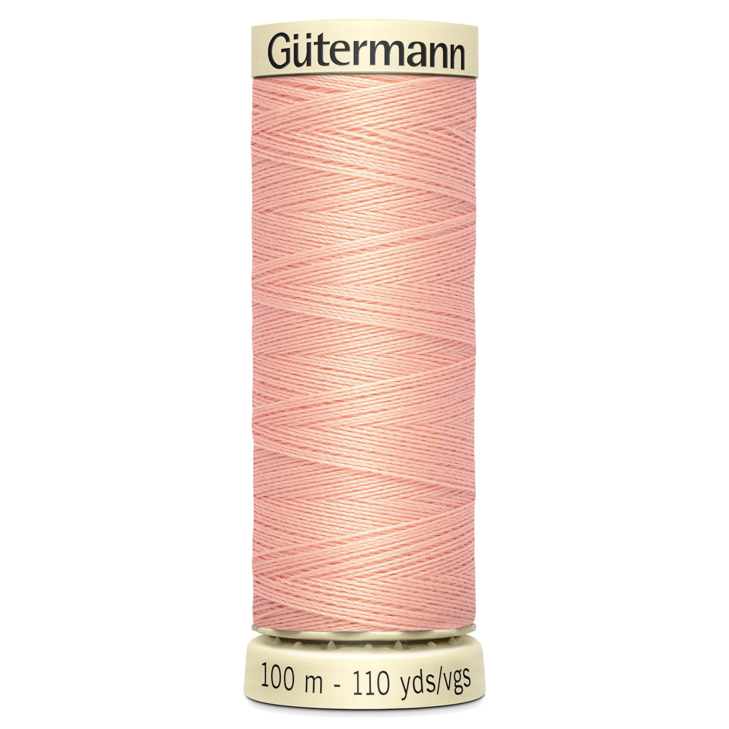 Gutermann Sew-All Polyester Sewing Thread 165 Peach from Jaycotts Sewing Supplies