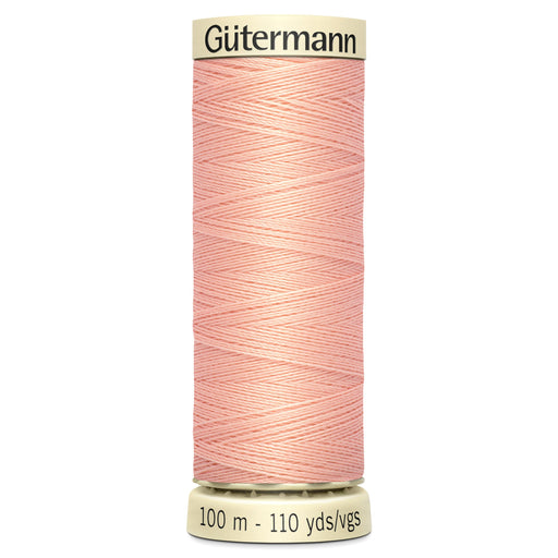 Gutermann Sew-All Polyester Sewing Thread 165 Peach from Jaycotts Sewing Supplies