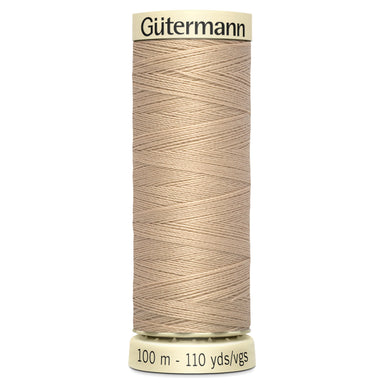 Gutermann Sew-All Polyester Sewing Thread 186 Beige from Jaycotts Sewing Supplies