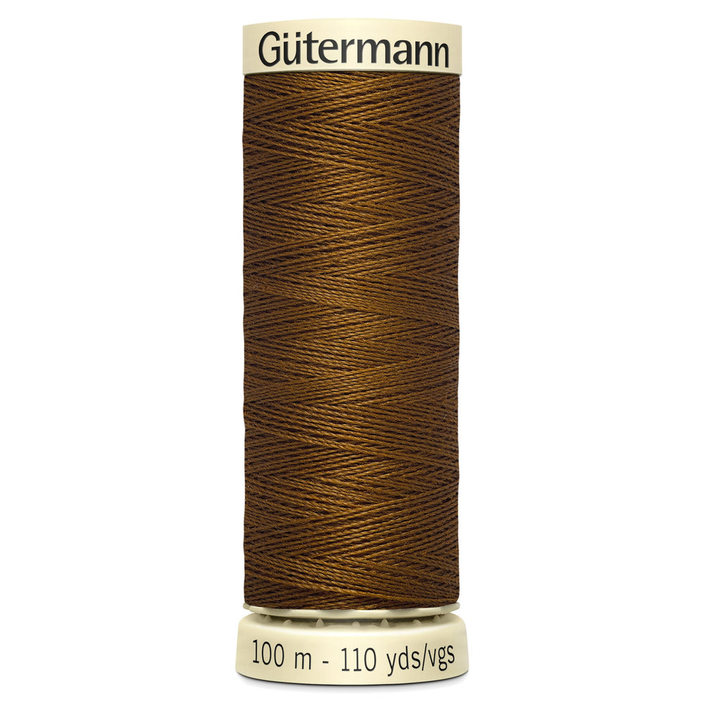 Gutermann Sew-All Polyester Sewing Thread 19 Mid Brown from Jaycotts Sewing Supplies