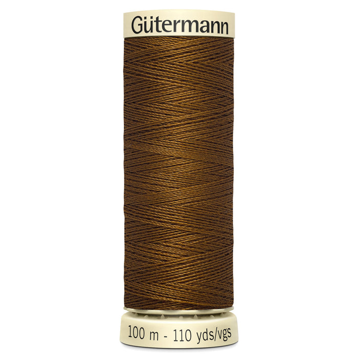 Gutermann Sew-All Polyester Sewing Thread 19 Mid Brown from Jaycotts Sewing Supplies