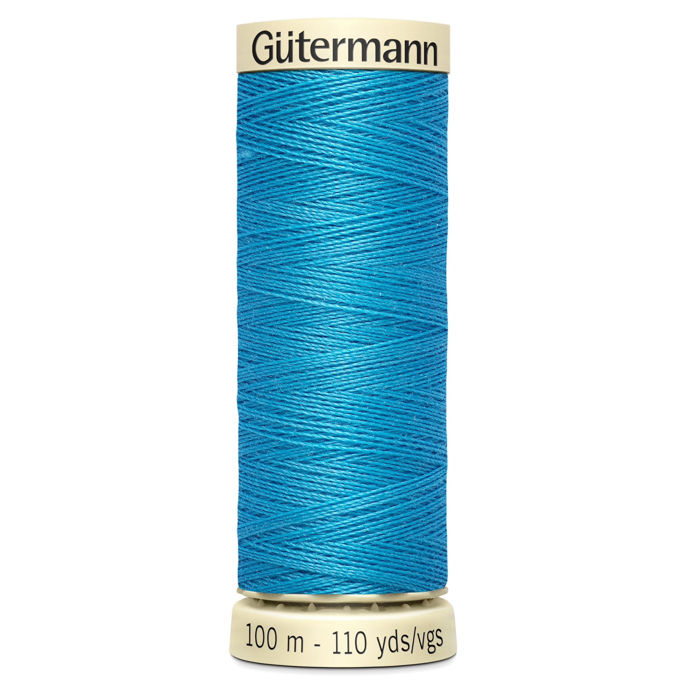 Gutermann Sew-All Polyester Sewing Thread 197 Caribbean Blue from Jaycotts Sewing Supplies