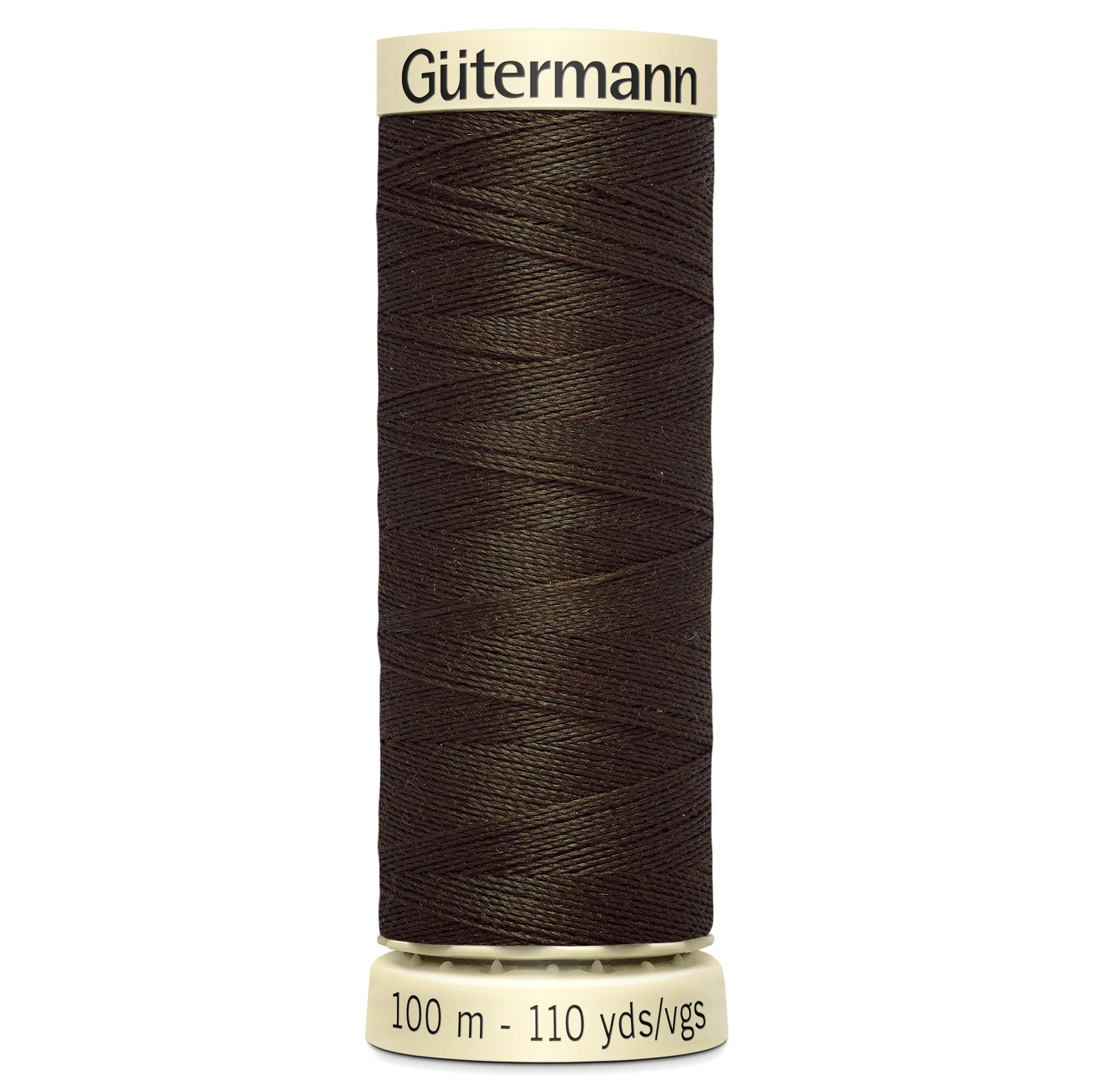 Gutermann Sew-All Polyester Sewing Thread 21 Dark Brown from Jaycotts Sewing Supplies