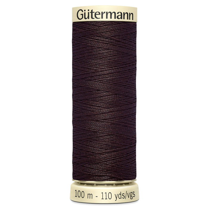 Gutermann Sew-All Polyester Sewing Thread 23 Dark Brown from Jaycotts Sewing Supplies