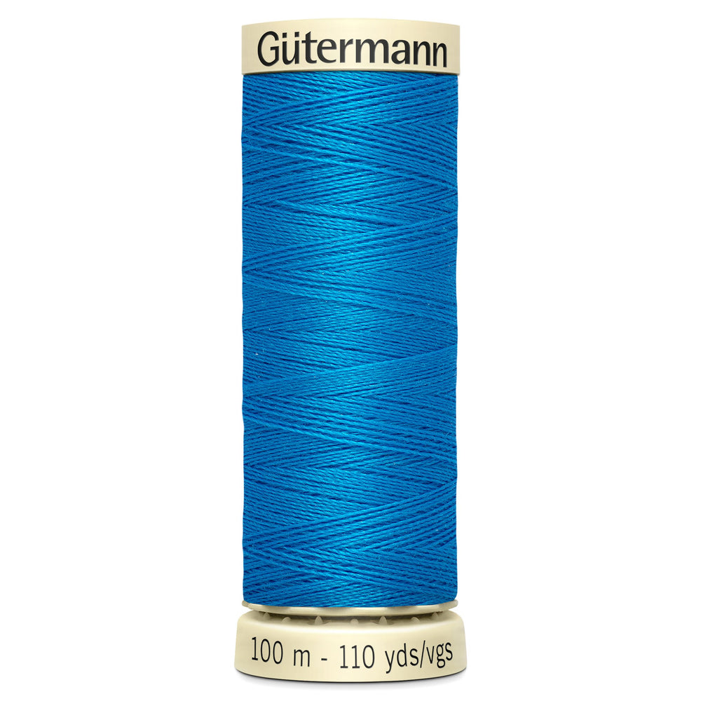 Gutermann Sew All Thread colour 386 Caribbean Blue from Jaycotts Sewing Supplies