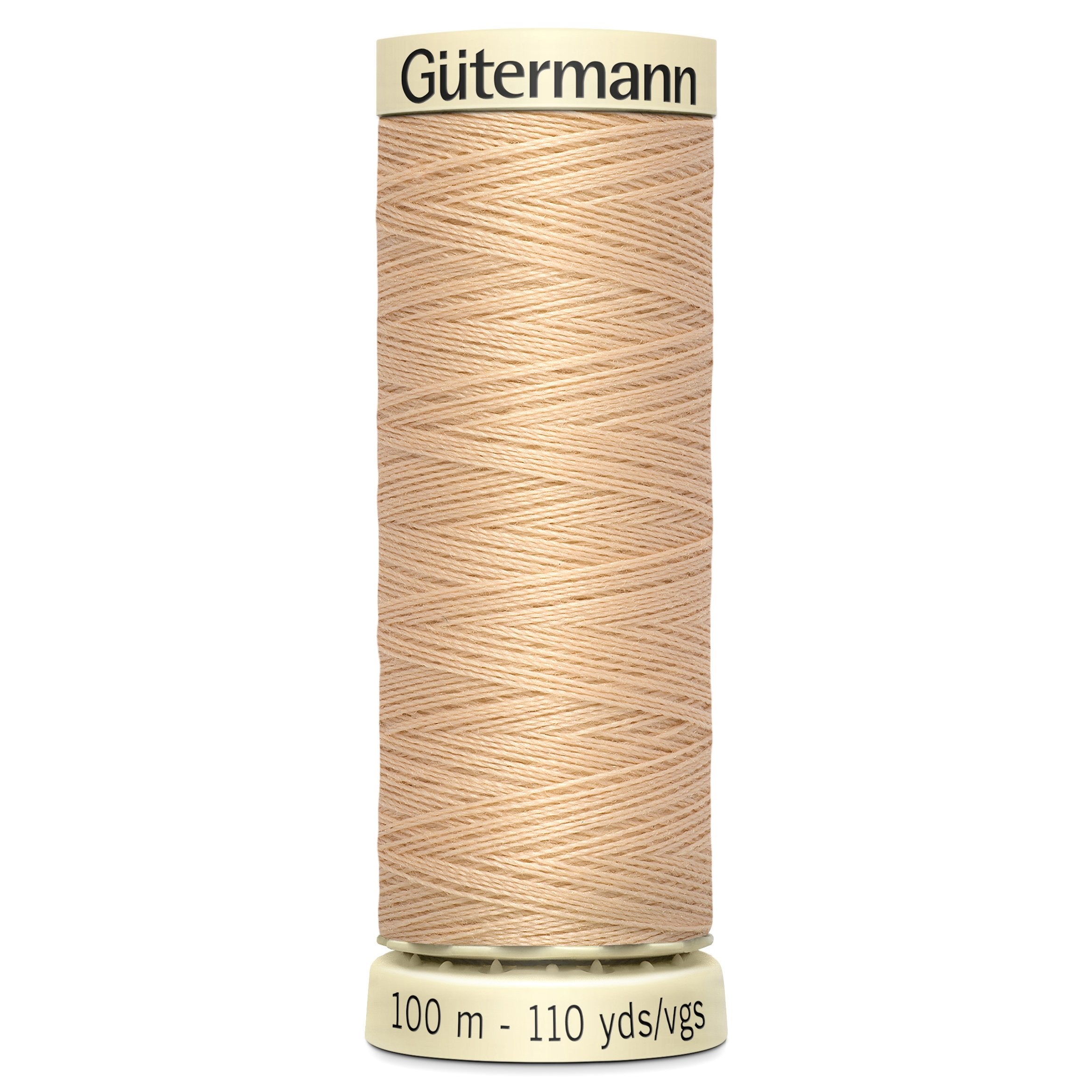 Gutermann Sew All Thread colour 421 Sand from Jaycotts Sewing Supplies