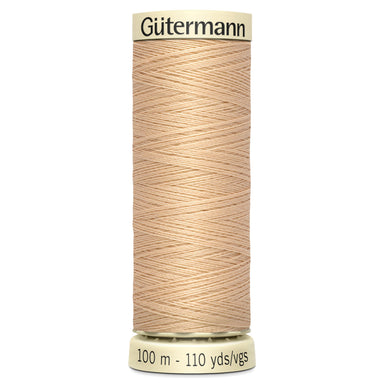 Gutermann Sew All Thread colour 421 Sand from Jaycotts Sewing Supplies