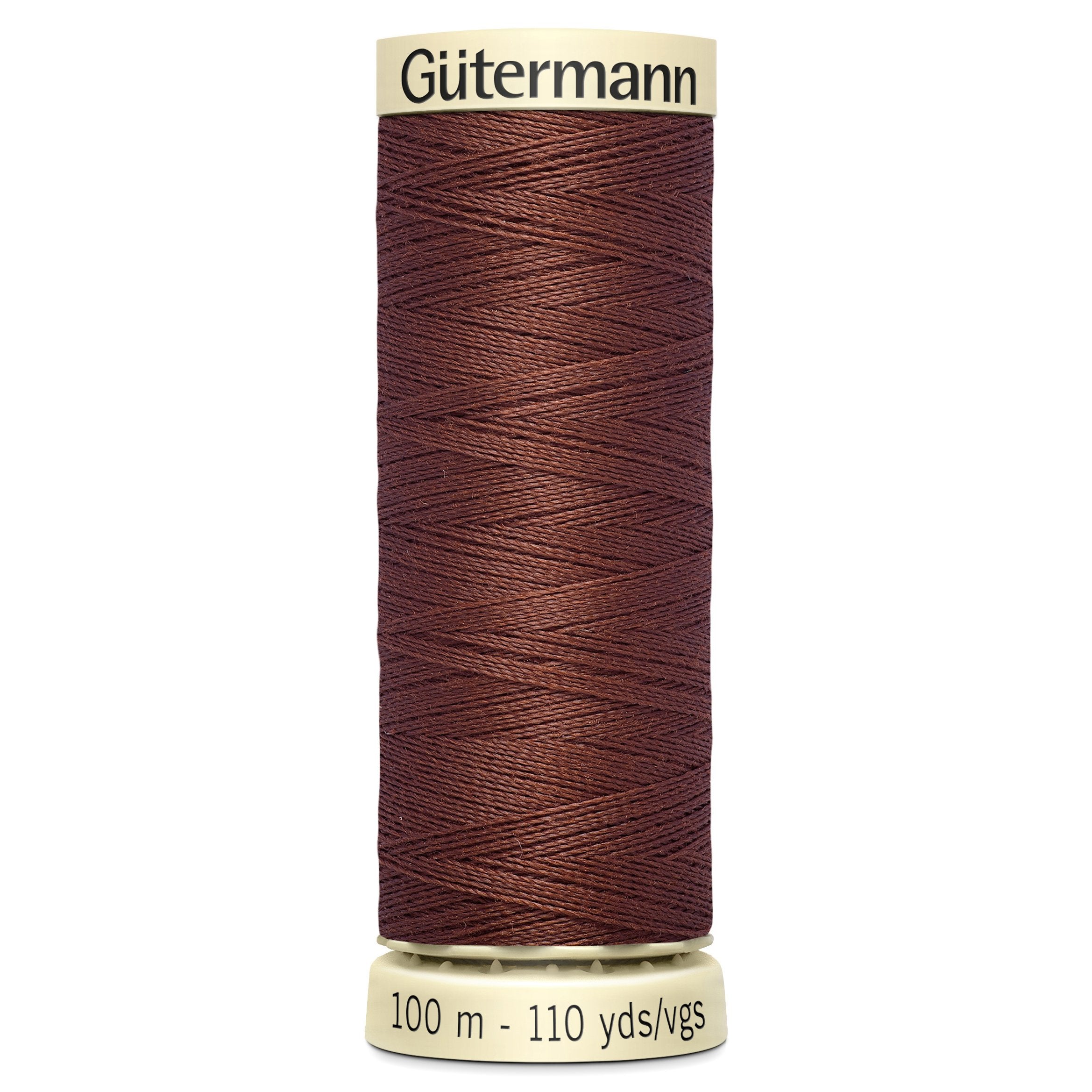 Gutermann Sew All Thread colour 478 Mid Brown from Jaycotts Sewing Supplies
