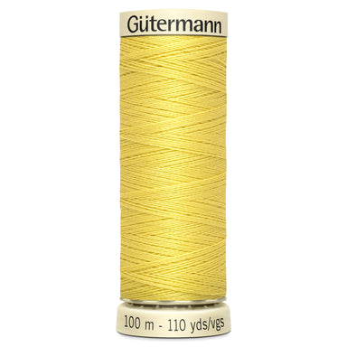 Gutermann Sew All Thread colour 580 Yellow from Jaycotts Sewing Supplies