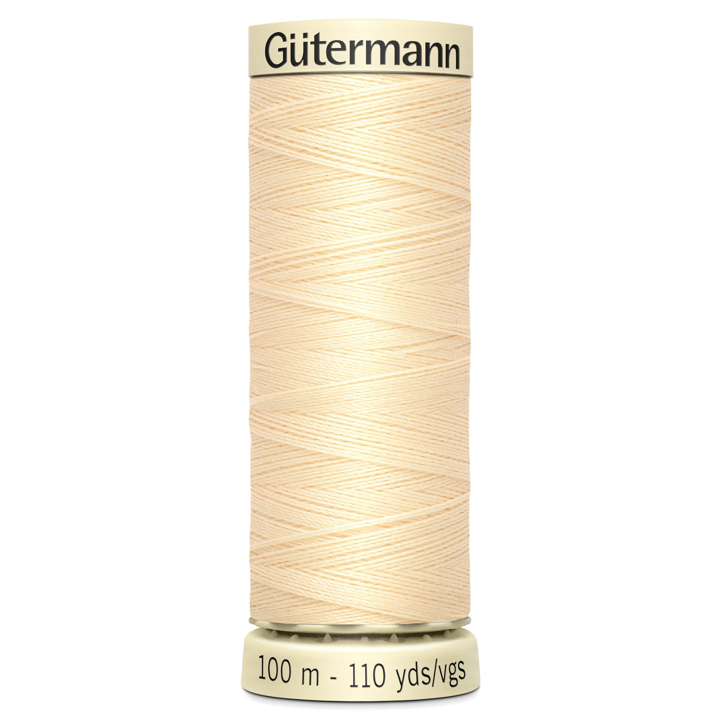 Gutermann Sew All Thread colour 610 Cream from Jaycotts Sewing Supplies