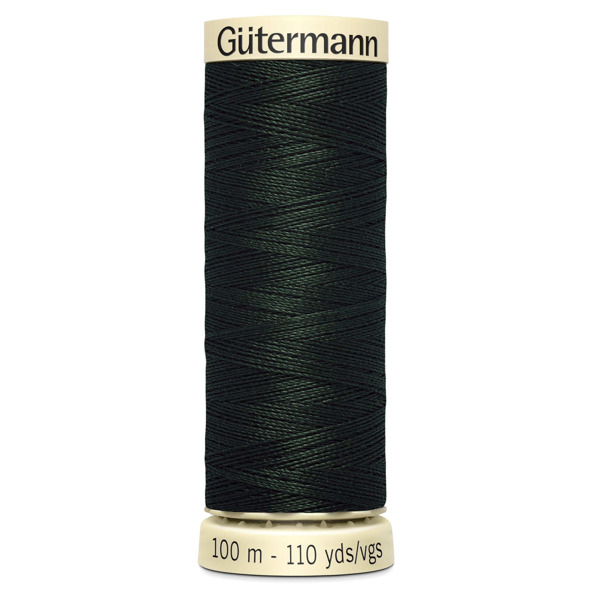 Gutermann Sew All Thread colour 687 Very Dark Green from Jaycotts Sewing Supplies
