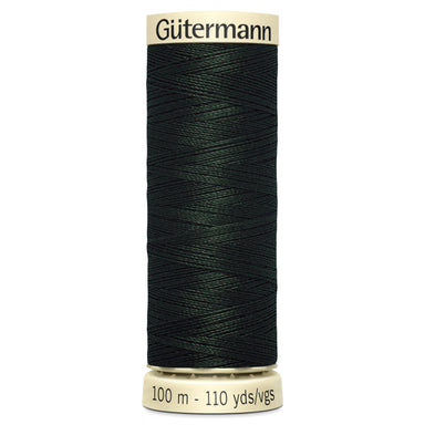 Gutermann Sew All Thread colour 687 Very Dark Green from Jaycotts Sewing Supplies