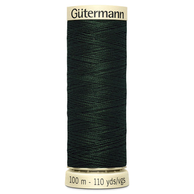 Gutermann Sew All Thread colour 707 Very Dark Green from Jaycotts Sewing Supplies