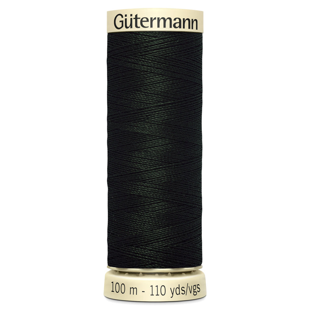 Gutermann Sew All Thread colour 766 Black Green from Jaycotts Sewing Supplies