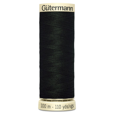 Gutermann Sew All Thread colour 766 Black Green from Jaycotts Sewing Supplies