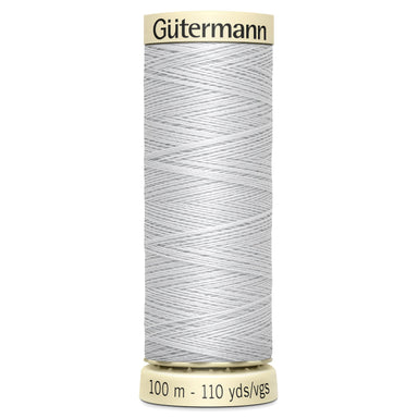 Gutermann Sew All Thread colour 8 Soft Grey from Jaycotts Sewing Supplies