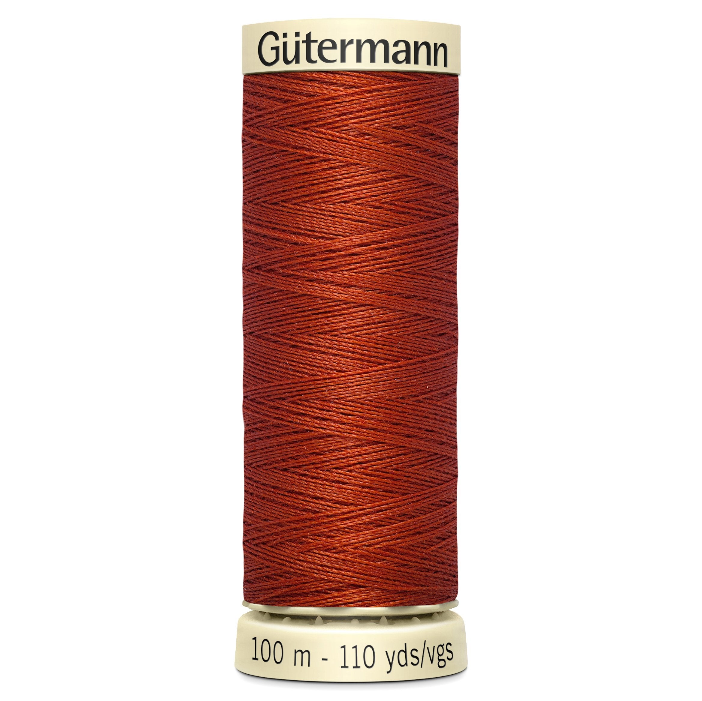 Gutermann Sew All Thread colour 837 Rust from Jaycotts Sewing Supplies