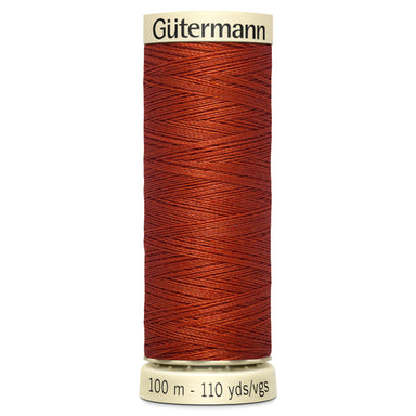 Gutermann Sew All Thread colour 837 Rust from Jaycotts Sewing Supplies