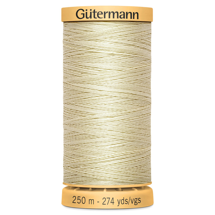 Gutermann Natural Cotton, 828 Cream from Jaycotts Sewing Supplies