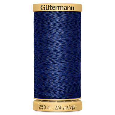 Gutermann Natural Cotton, 5123 French Navy from Jaycotts Sewing Supplies