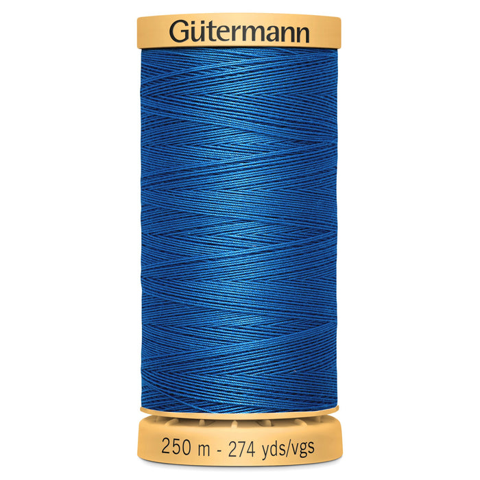 Gutermann Natural Cotton, 5534 Mid Blue from Jaycotts Sewing Supplies