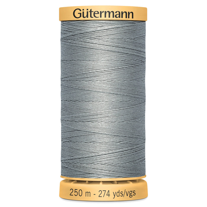 Gutermann Natural Cotton, 6206 Steel Grey from Jaycotts Sewing Supplies