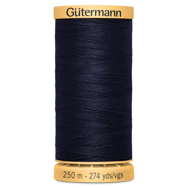 Gutermann Natural Cotton, 6210 Dark Navy from Jaycotts Sewing Supplies