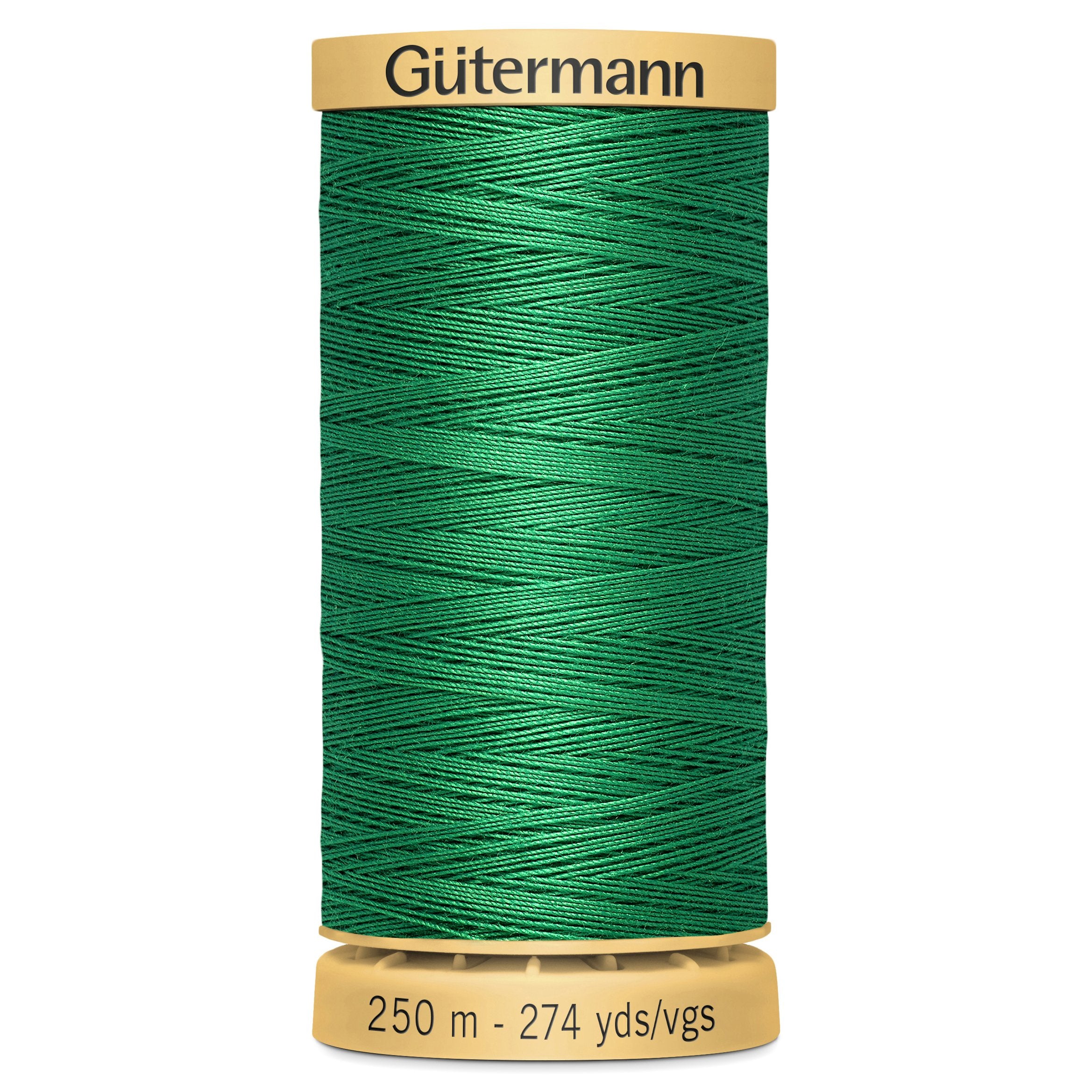 Gutermann Natural Cotton, 8543 Mid Green from Jaycotts Sewing Supplies
