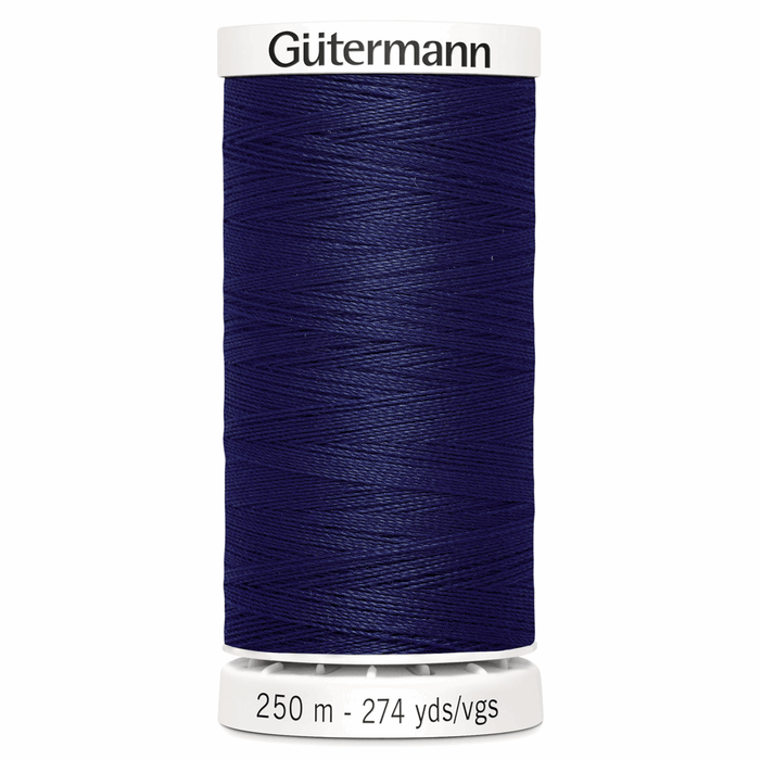 250m size Sew-All Polyester Sewing Thread 310 Navy from Jaycotts Sewing Supplies