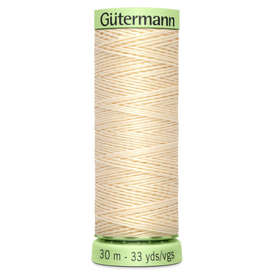 Gutermann TopStitch Thread 414 | Cream from Jaycotts Sewing Supplies