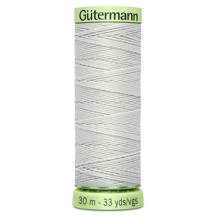 Gutermann TopStitch Thread 8 | Light Grey from Jaycotts Sewing Supplies