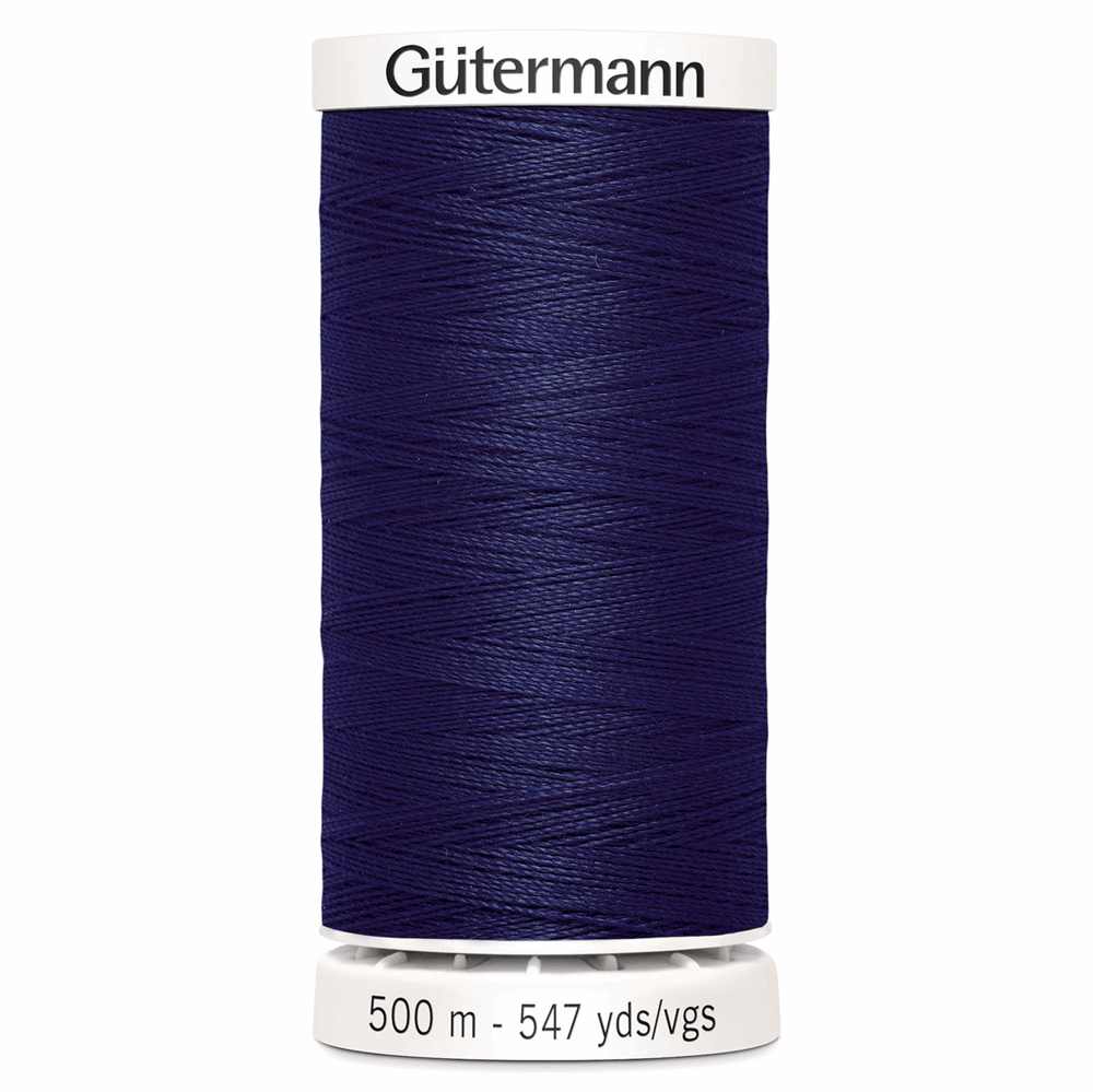 500m Gutermann Sew-All Polyester Sewing Thread Navy from Jaycotts Sewing Supplies