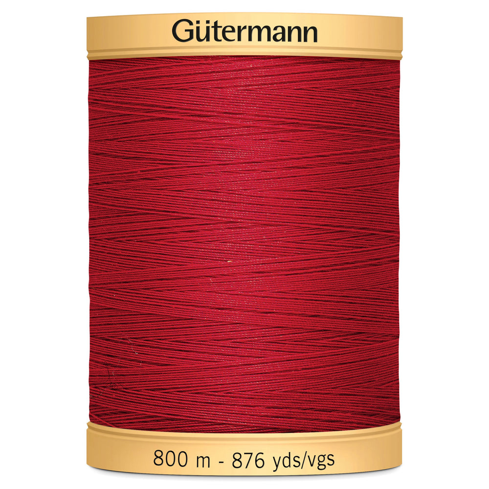 Gutermann Natural Cotton, 2074 Red from Jaycotts Sewing Supplies