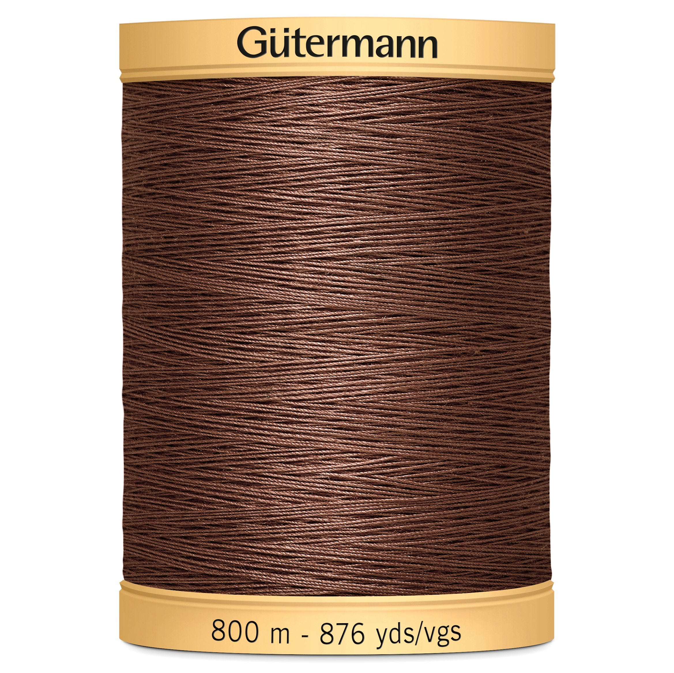 Gutermann Natural Cotton, 2724 Rich Brown from Jaycotts Sewing Supplies