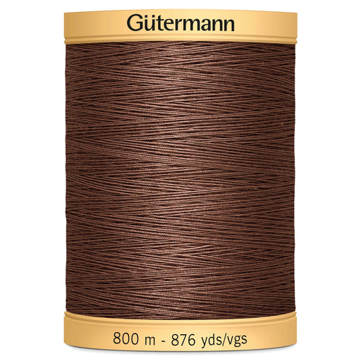 Gutermann Natural Cotton, 2724 Rich Brown from Jaycotts Sewing Supplies