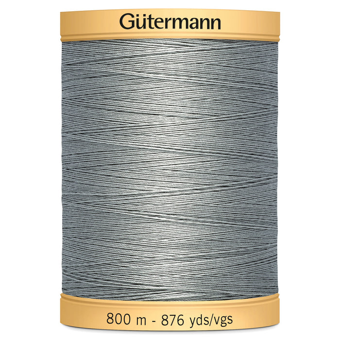 Gutermann Natural Cotton, 6206 Steel Grey from Jaycotts Sewing Supplies