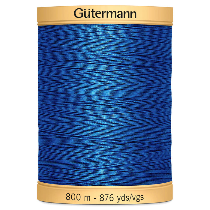 Gutermann Natural Cotton, 7000 Royal Blue from Jaycotts Sewing Supplies