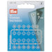 Prym Clear Plastic Press Studs, Sew-On Type from Jaycotts Sewing Supplies