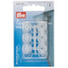 Prym Clear Plastic Press Studs, Sew-On Type from Jaycotts Sewing Supplies