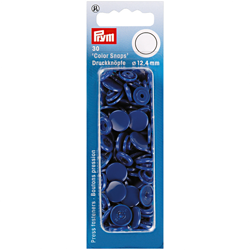 Prym Colour Snaps - Royal Blue from Jaycotts Sewing Supplies