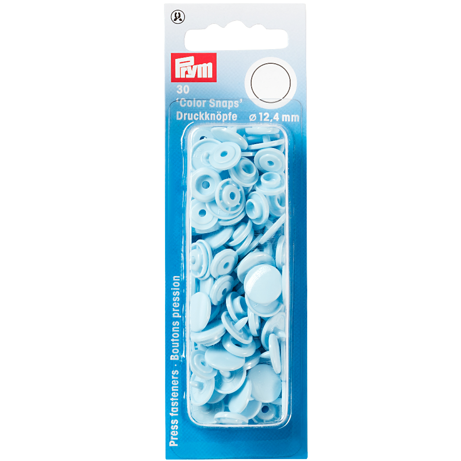 Prym Colour Snaps - Baby Blue from Jaycotts Sewing Supplies