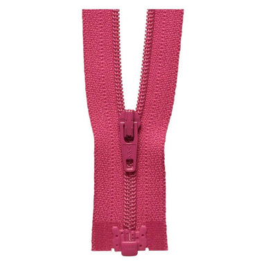 YKK Lightweight Open End Zip | Shocking Pink from Jaycotts Sewing Supplies