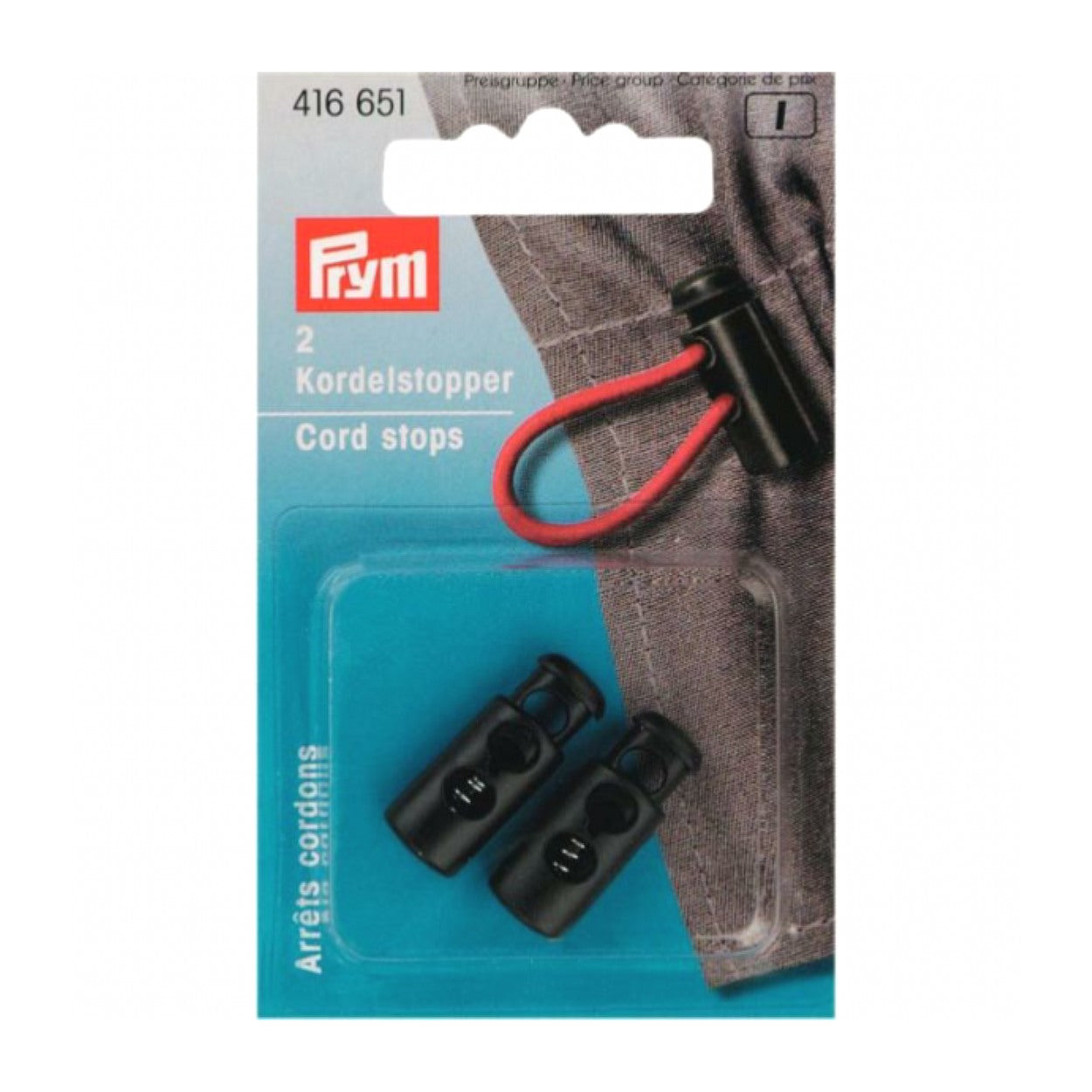 Prym Plastic Cord End Stops from Jaycotts Sewing Supplies