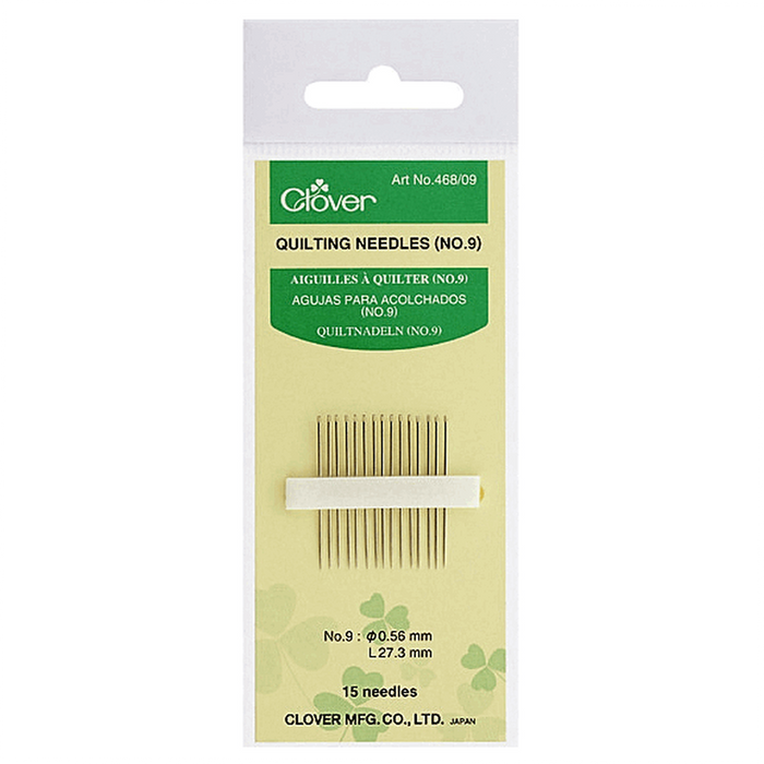 Clover 468 Gold eye Quilting Needles from Jaycotts Sewing Supplies