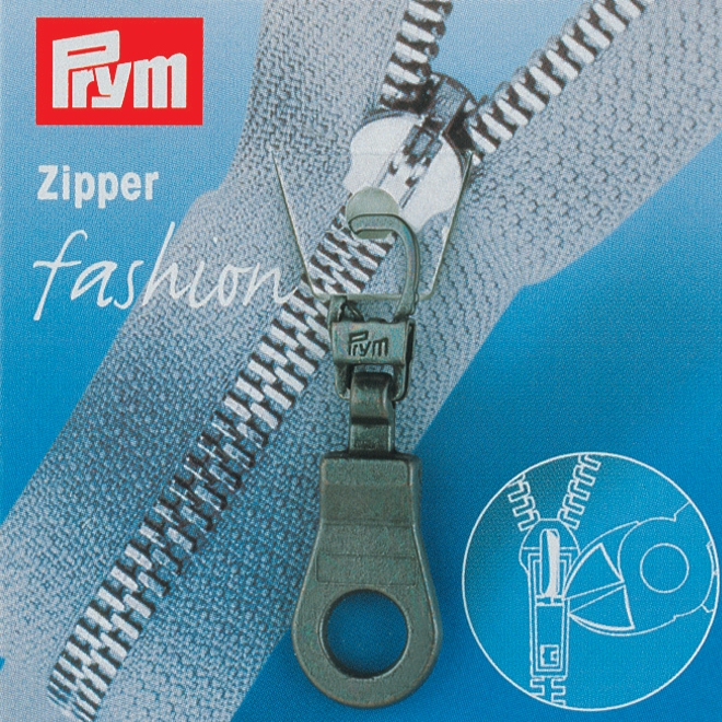 Prym Fashion Zipper Puller Classic Black 
