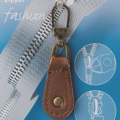 Zip Puller: Tan Leather from Jaycotts Sewing Supplies