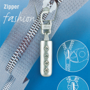 Zip Puller: Rhinestone Strip from Jaycotts Sewing Supplies