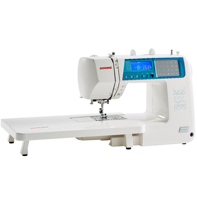 Janome 5270QDC sewing machine with extension sew table included | Jaycotts.co.uk